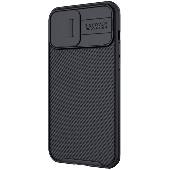 NILLKIN Black Mirror Pro Series Camshield Full Coverage Dust-proof Scratch Resistant Phone Case - iPhone 13 Pro(Black)