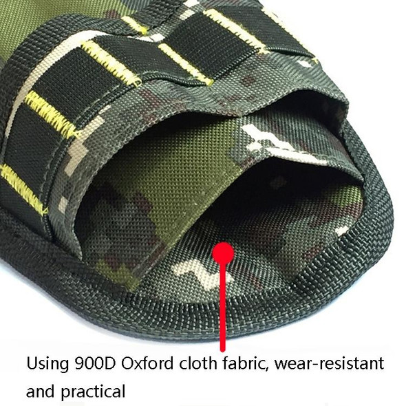 900D Oxford Cloth Kit Waist Bag Electrician Storage Bag, Specification: Black Red Line