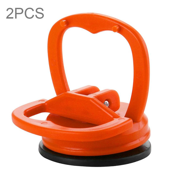 2 PCS Mini Car Dent Repair Puller Suction Cup Bodywork Panel Sucker Remover Tool(Orange)