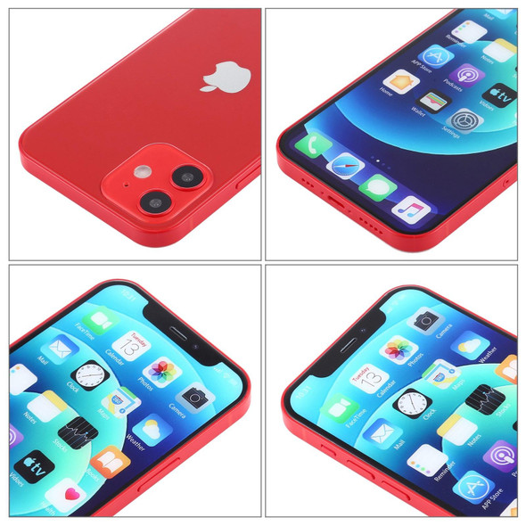 Color Screen Non-Working Fake Dummy Display Model for iPhone 12 (6.1 inch)(Red)