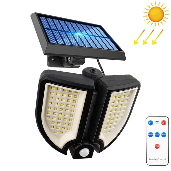 18W 90 LED Outdoor Separated Solar Light Household Human Body Induction Wall Light