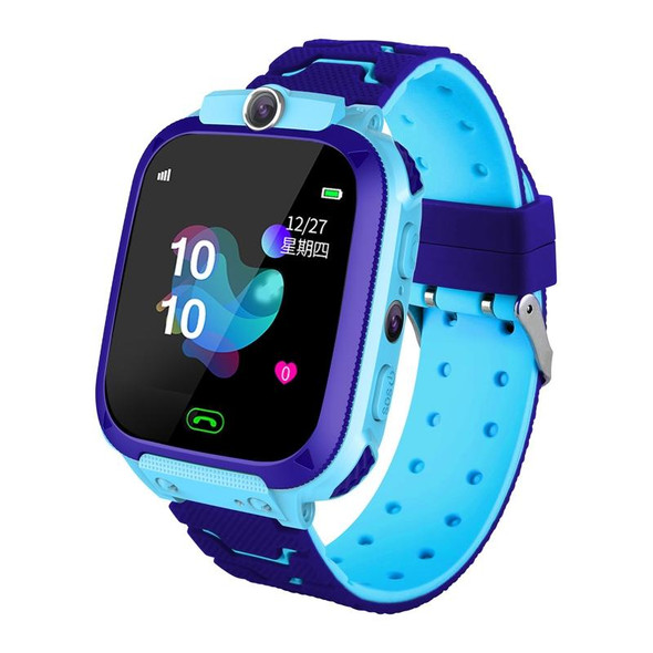 Q12B 1.44 inch Color Screen Smartwatch for Children, Support LBS Positioning / Two-way Dialing / One-key First-aid / Voice Monitoring / Setracker APP (Blue)