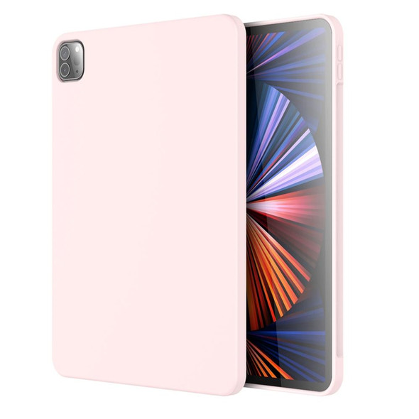 Mutural Silicone Microfiber Tablet Case - iPad Pro 11 inch(Pink)