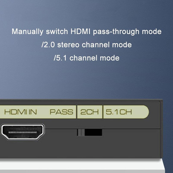 HDMI To Optical HD 4K Audio Splitter