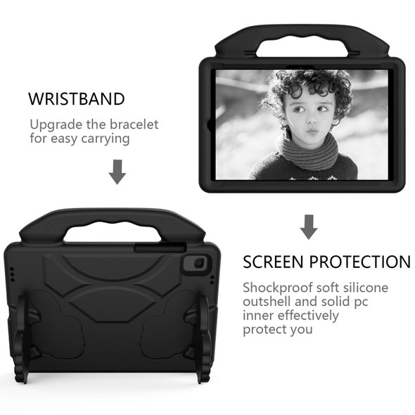 Huawei MatePad 10.4 EVA Material Children Flat Anti Falling Cover Protective Shell with Thumb Bracket(Black)