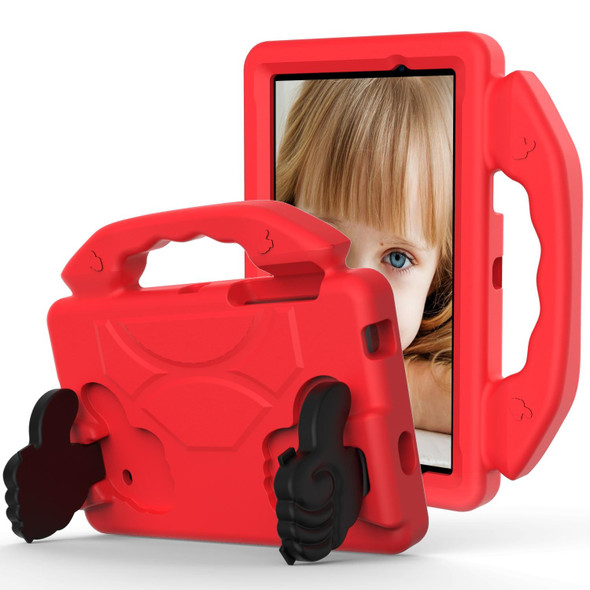 Galaxy Tab 4 7.0 T230 / T231 EVA Material Children Flat Anti Falling Cover Protective Shell With Thumb Bracket(Red)