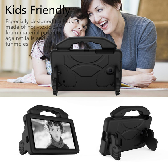 Galaxy Tab A 7.0 T280/T285 EVA Material Children Flat Anti Falling Cover Protective Shell With Thumb Bracket(Black)