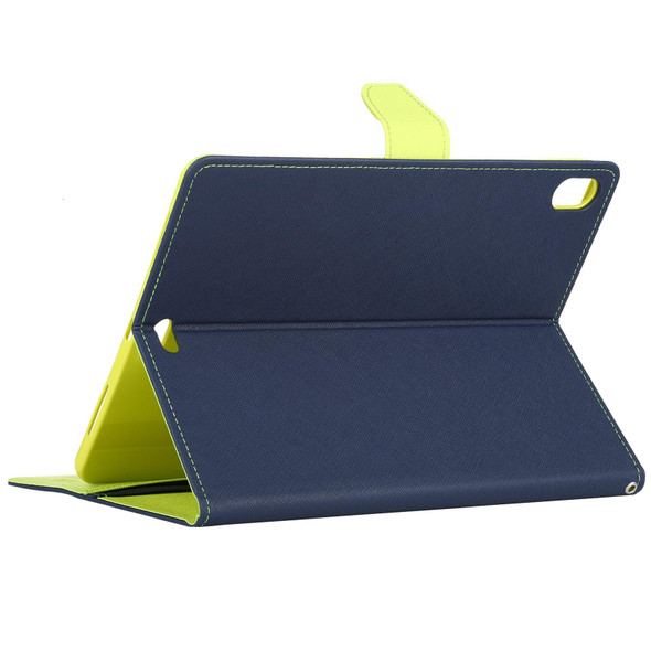 GOOSPERY FANCY DIARY Horizontal Flip PU Leather Case with Holder & Card Slots & Wallet - iPad Air (2020)(Navy Blue)