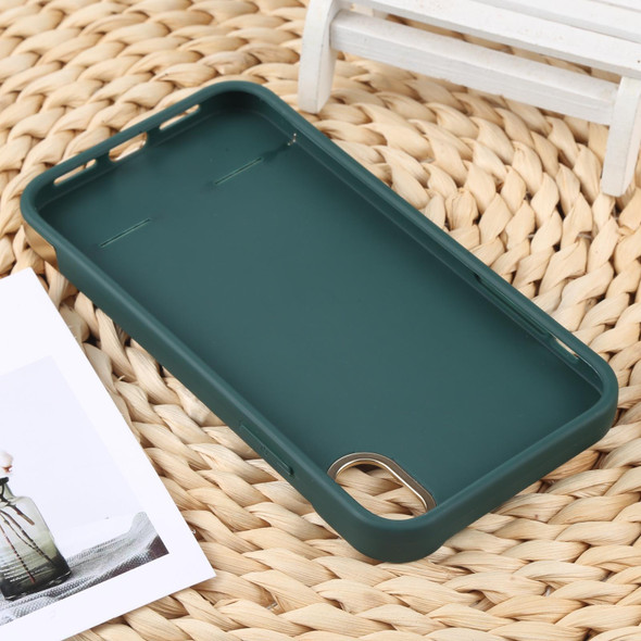 TPU + Electroplated PC Phone Case - iPhone XR(Green)