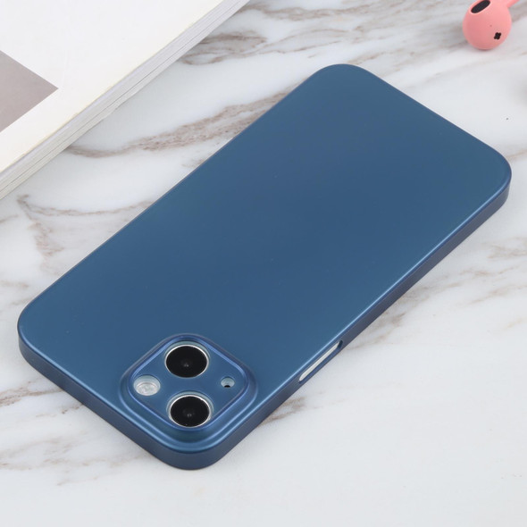 Camera Precision Hole PP Protective Case - iPhone 13(Blue)