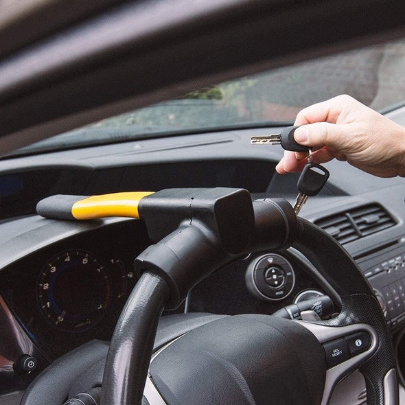 Heavy-Duty Anti-Theft Steering Wheel Lock for Car Security