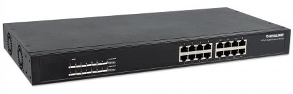 Intellinet 16-Port Gigabit Poe+ Switch, 220 Watt Power Budget