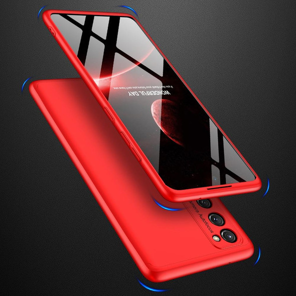 Samsung Galaxy S20 FE GKK Three Stage Splicing Full Coverage PC Protective Case(Red)