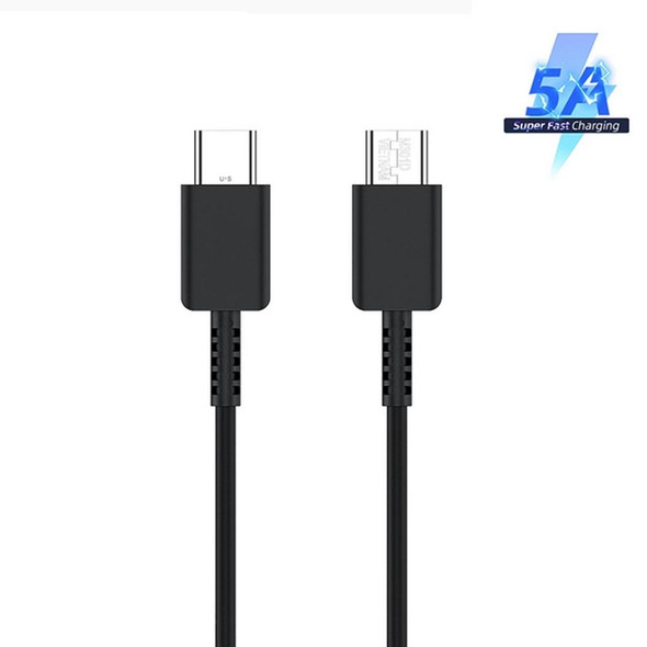 2 PCS XJ-70 45W 5A USB-C / Type-C to Type-C Super Fast Charging Cable, Length: 1m