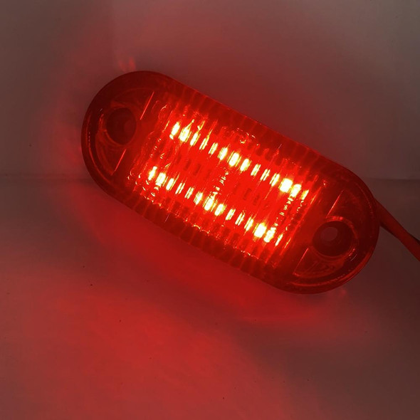 10 PCS MK-019 Car / Truck 6LEDs Side Marker Indicator Lights Bulb Lamp (Red Light)