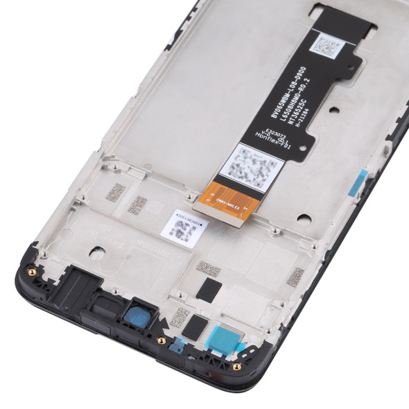 LCD Screen and Digitizer Full Assembly with Frame - Motorola Moto G22