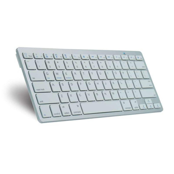 K09 Ultrathin 78 Keys Bluetooth 3.0 Wireless Keyboard (White)