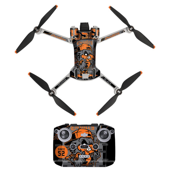 Sunnylife Drone+Remote Control Protective Sticker - DJI Mini 3 Pro Standard  Version(Irimitent Eagle )