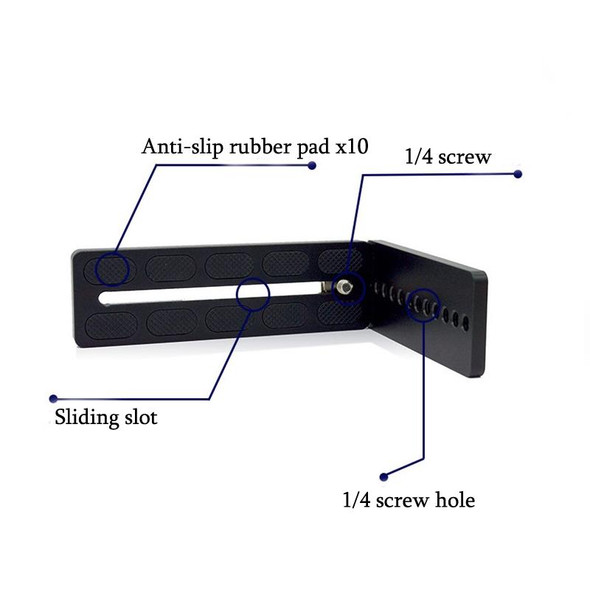 125A Red Vertical Shoot Quick Release L Plate Bracket Base Holder