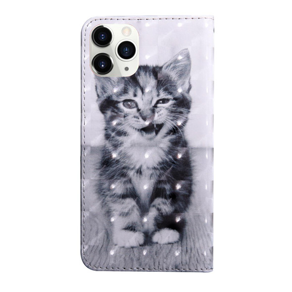 3D Painting Pattern Coloured Drawing Leatherette Phone Case - iPhone 13 Pro Max(Cat)