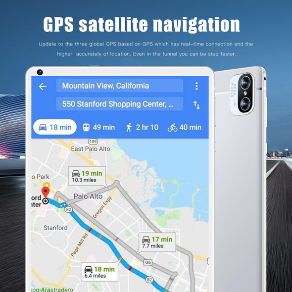 X5 3G Phone Call Tablet PC, 8.1 inch, 1GB+16GB, Android 5.1 MT6592 Octa Core, Support Dual SIM, WiFi, Bluetooth, GPS, UK Plug (Blue)