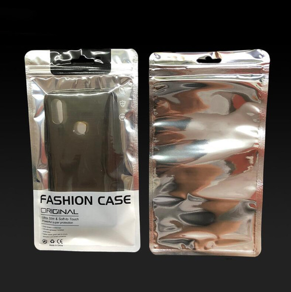 100 PCS Phone Case Packaging Bag Silver Plated Aluminum Self Sealing Bag, Specification:13.5x23cm(For 6-6.2 inch)