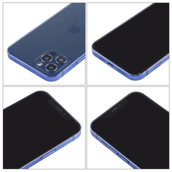 Black Screen Non-Working Fake Dummy Display Model for iPhone 12 Pro, Light Version(Aqua Blue)