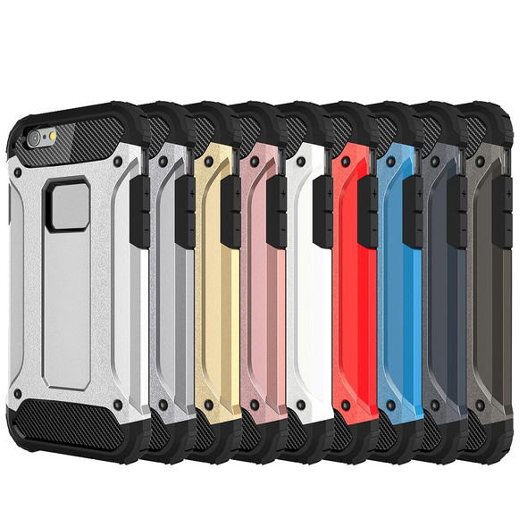 iPhone 6 & 6s Tough Armor TPU + PC Combination Case(Black)