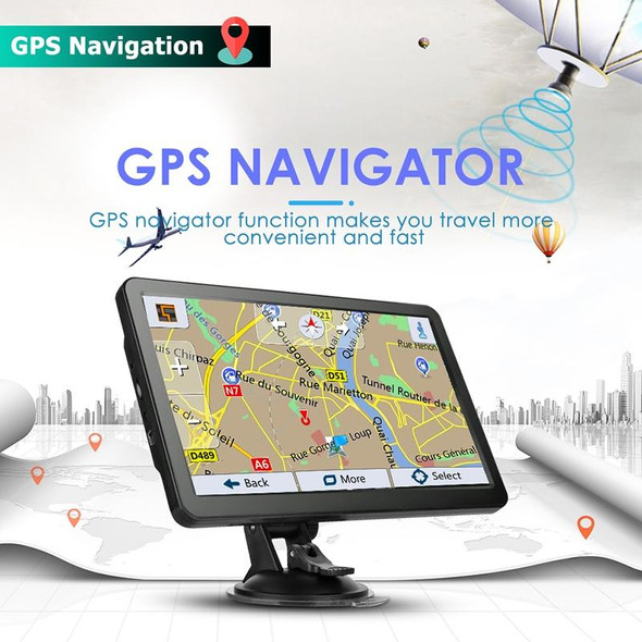 7 inch Car GPS Navigator 8G+256M Capacitive Screen High Configuration, Specification:Africa Map