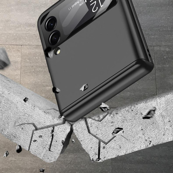 Samsung Galaxy Z Flip3 5G GKK Magnetic Hinge Full Coverage Phone Case(Purple)