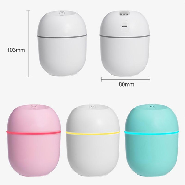 Disinfecting Humidifier USB Home Silent Bedroom Large Capacity Desktop Aroma Diffuser(White)