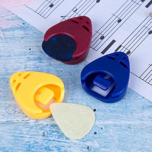 100 PCS ABS Storage Box for Guitar Pick, Random Color Delivery, Specification:Heart-shaped Pick Box
