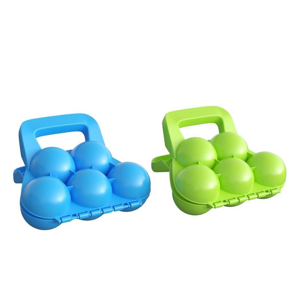 2 PCS Five Goals Children Winter Outdoor Playing With Snow Grippers Snowball Fight Tools, Random Color Delivery