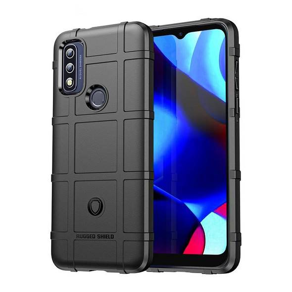 Motorola G Pure Full Coverage Shockproof TPU Phone Case(Black)