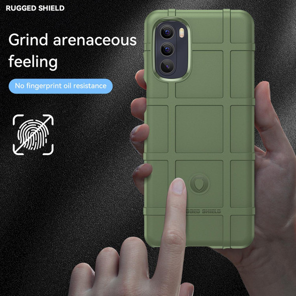 Motorola Moto G Stylus 2022 Full Coverage Shockproof TPU Phone Case(Green)