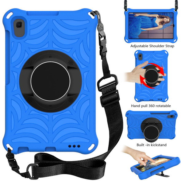 Samsung Galaxy Tab A 8.4 2020 SM-T307U Spider King EVA Protective Case with Adjustable Shoulder Strap & Holder(Blue)