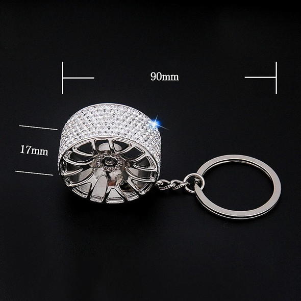 Portable Car Diamond Key Chain Key Rings (Colorful)