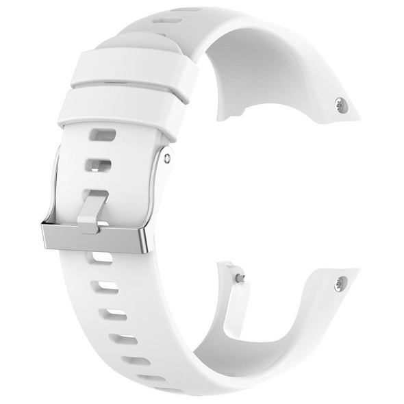 Silicone  Watch Band for SUUNTO Trainer Wrist HR (White)