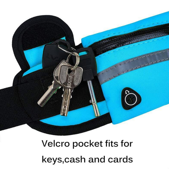 5 PCS Kettle Pockets Outdoor Sports Mobile Phone Pockets Waist Bag(Fluorescent Green)