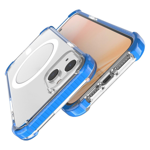 Magsafe Magnetic Acrylic Shockproof Phone Case - iPhone 14 Max(Blue)