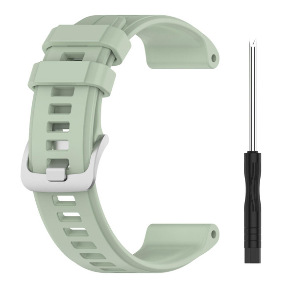 Garmin Descent G1 22mm Silicone Sports Watch Band(Peppermint Green)