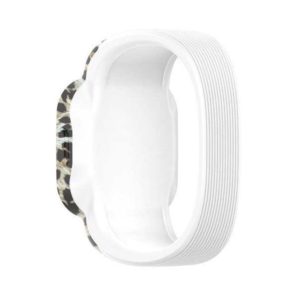 Garmin Vivofit JR3 No Buckle Silicone Printing Watch Band, Size:L(Leopard)