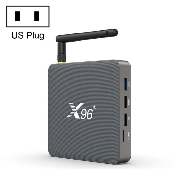 X96 X6 8K Smart TV BOX Android 11.0 Media Player, RK3566 Quad Core ARM Cortex A55, RAM: 8GB, ROM: 64GB, Plug Type:US Plug