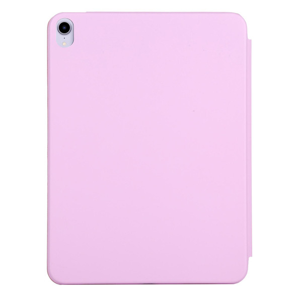 3-fold Horizontal Flip Smart Leatherette Tablet Case with Sleep / Wake-up Function & Holder - iPad mini 6(Pink)