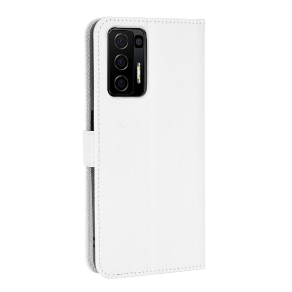 BLU F91 Diamond Texture Leatherette Phone Case(White)