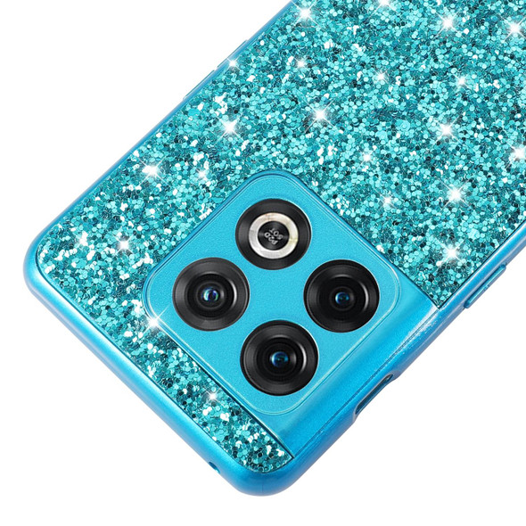 OnePlus 10 Pro Glitter Powder Shockproof TPU Phone Case(Silver)