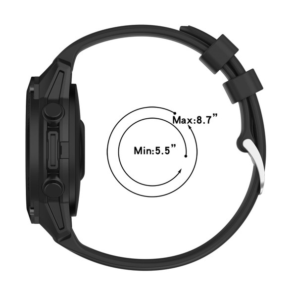 Garmin Forerunner 935 22mm Silicone Sports Watch Band(Black)