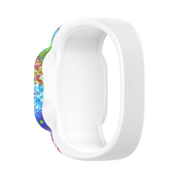 Garmin Vivofit JR3 No Buckle Silicone Printing Watch Band, Size:S(Painted)