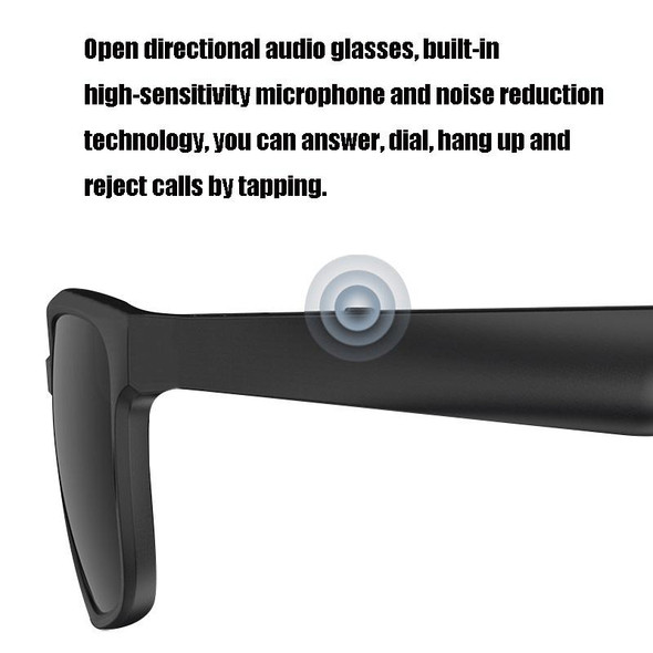 A12 Smart Bluetooth Audio Sunglasses Bluetooth Glasses(Silver)