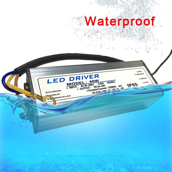 100W LED Driver Adapter AC 85-265V to DC 24-38V IP65 Waterproof